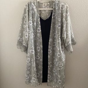 NWT 2-pc dress and kimono set